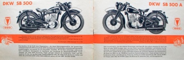 DKW Motorrad Modellprogramm 1937 "Der Weg zum Erfolg!" Motorradprospekt (10444)